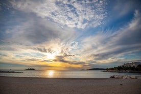 Photo of aerial view of Lozica Beach in Lozica, Croatia.