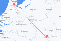 Flug frá Amsterdam til Düsseldorf