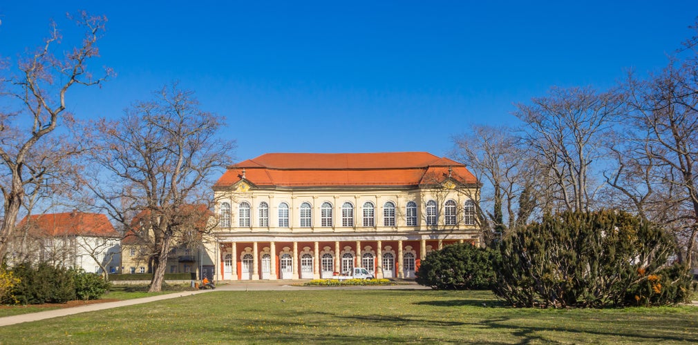 Market Place in Merseburg, Saxony Anhalt, Germany