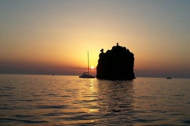 Vulcano, Panarea and Stromboli from Lipari