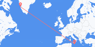 Greenland to Malta
