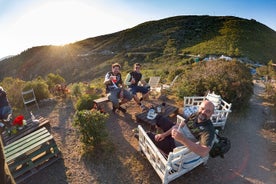 2-stündige E-Bike-Sonnenuntergangstour in Lacona am Monte Tambone