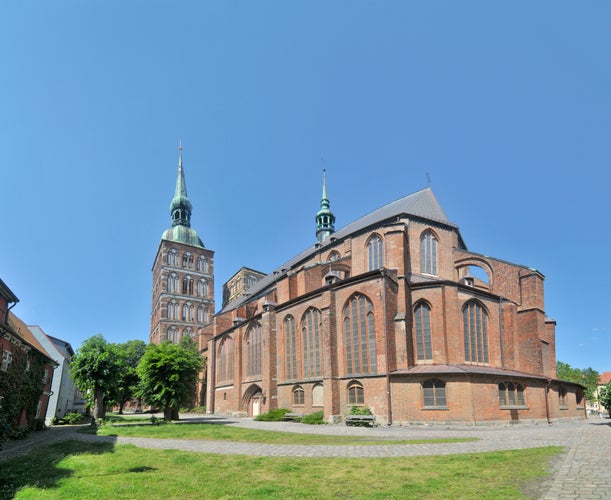 Gothic St. Nicholas Church the oldest church of the Hanseatic city of Stralsund in Germany