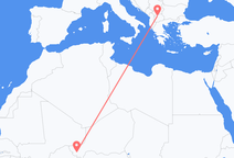 Niamey à Skopje