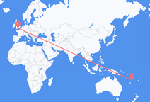 Flyrejser fra Port Vila til Southampton