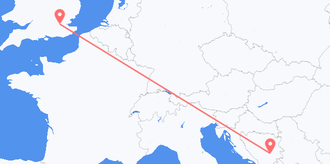 Flights from the United Kingdom to Bosnia & Herzegovina