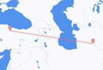 Flyrejser fra Asjkhabad til Karamustafapasa