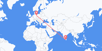 Flights from Sri Lanka to Germany