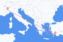 Dalaman to Turin