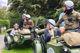 Tour privato in sidecar di 2 ore in Normandia da Bayeux