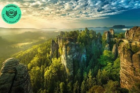 Bästa böhmiska och saxiska Schweiz dagstur från Prag-Vandringstur