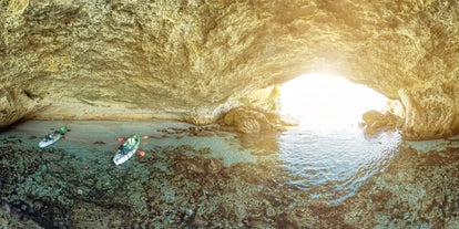 Photo of beautiful Grande Sperone beach, Bonifacio ,France.