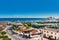 Photo of aerial view of the Torrevieja coastal city, Costa Blanca, province of Alicante, Spain.