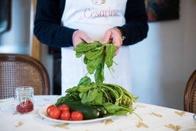 Visita al mercado de grupos pequeños y clase de cocina en Fasano