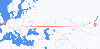 Voli dalla Mongolia per la Francia