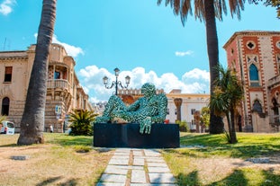 Photo of the city of Scilla in the Province of Reggio Calabria, Italy.