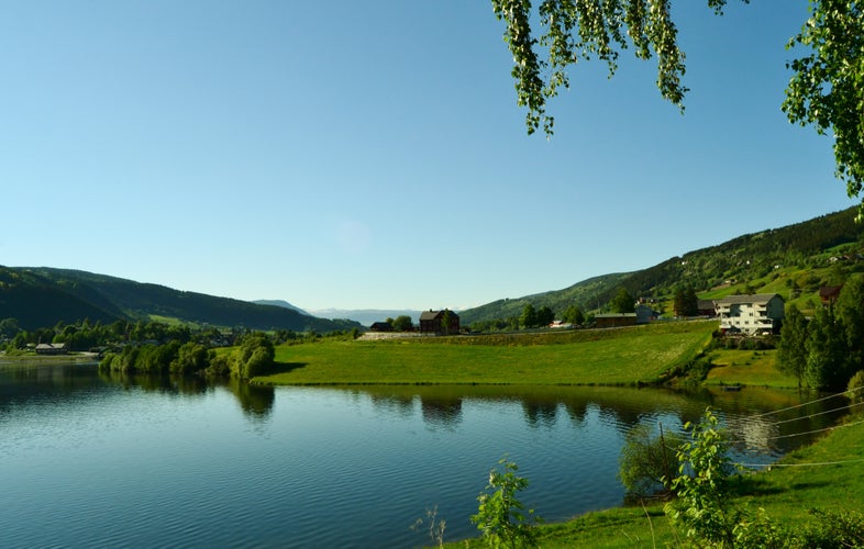 photo of view of Travel Photos: Beautiful valley of Valdres-Fagernes, Norway.