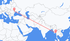 Flyg från Mawlamyine till Chișinău