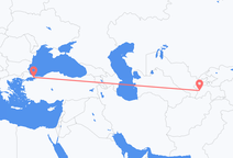 Flug frá Dushanbe til Istanbúl