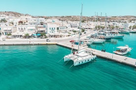 Croisière d'une journée en petit groupe à Milos et Poliegos avec déjeuner