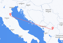 Flyreiser fra Skopje, Nord-Makedonia til Forli, Italia