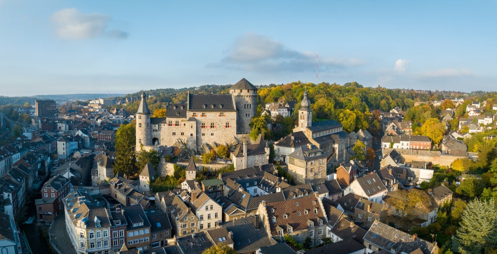 City of Stolberg, Aachen in autumn