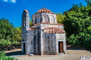 Photo of aerial view of Ialysos, Rhodes island ,Greece.