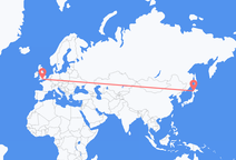 Vuelos de Sapporo, Japón a Bournemouth, Inglaterra