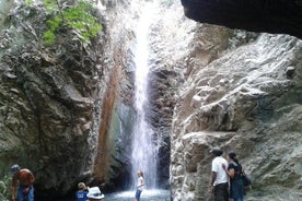 E-bike tour from Omodos to Milomeris Waterfall-Milia Bridge through Platres.