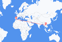 Vientiane to Málaga
