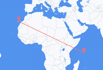 Flights from Mahé to Las Palmas