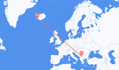 Vols de Pristina à Reykjavik