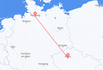 Flights from Prague to Hamburg