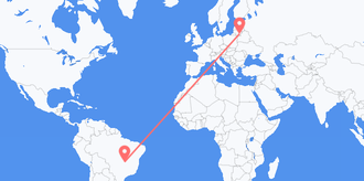 Brazil to Lithuania