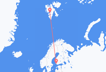 Flyg från Åbo till Svalbard