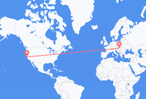 샌��프란시스코에서 출발해 부다페스트로 향하는 항공편