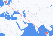 Flyg från Siborong-Borong till Köpenhamn
