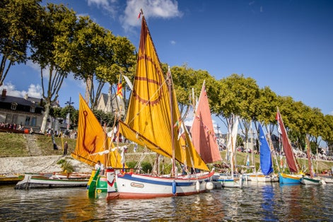  When the Loire River was filled with boats for the bi-annual Festival de Loire, which sees the waterfront transformed into a festival celebrating the city’s maritime heritage. Revellers don medieval-era costumes and take part in food and fun, as a flurry of traditional boats descend on Orléans. The festival concludes with a spectacular fireworks display.