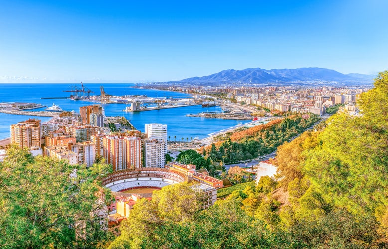 Malaga aerial cityscape, Costa del Sol, Andalusia, Spain.jpg