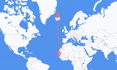 Flights from Bissau to Akureyri