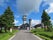 Photo of Klinovec the highest peak of the Ore Mountains. Telecommunication tower and historic outlook tower ,Czech Republic.