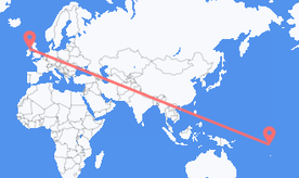 Flights from Tuvalu to Northern Ireland