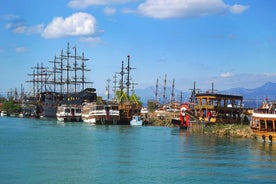 Blau Laguna en barco de lado