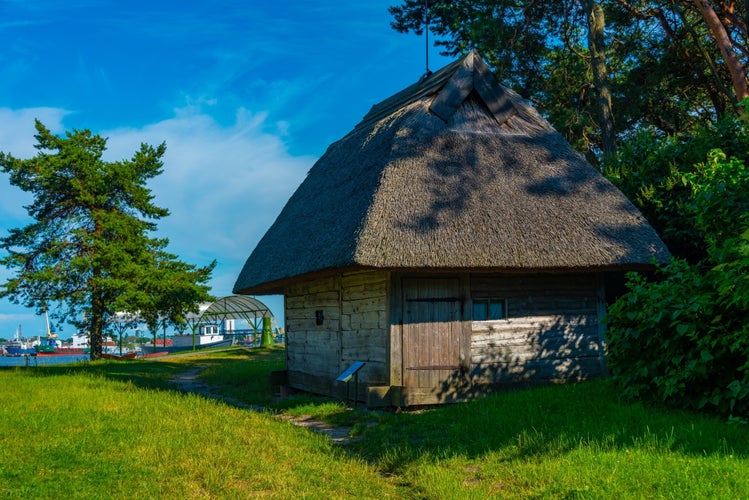 Open Air Museum in Lithuanian town Klaipeda.