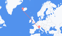 Flights from Reykjavík to Genoa
