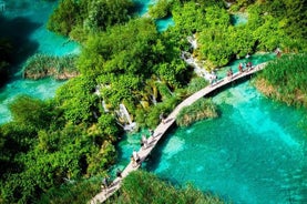 Excursion aux lacs de Plitvice, pas de guide ni de groupe, billet d'entrée non inclus, simple et abordable