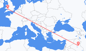 Flüge von der Irak nach Wales