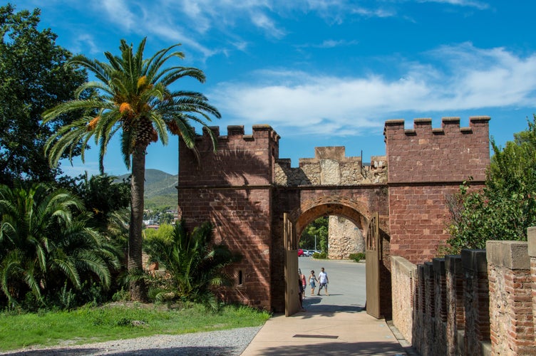 Castelldefels castle in Barcelona (Spain)