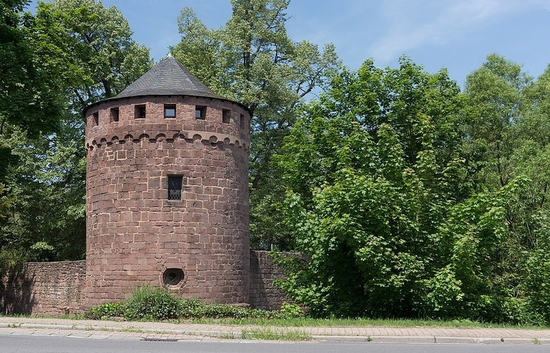 Photo of, tower of castle (Burg Kerpen)  Illingen,Germany/