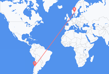 Santiago de Chile a Oslo